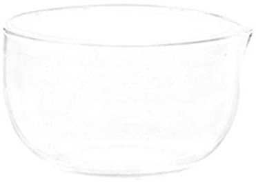 MagiDeal Japanese Glass Matcha Bowl with Pouring Spout Unique Teaware Smooth Tea Bowl Sauce Bowl Gift Matcha Cup Matcha Bowl for Cold Brew, 350ml