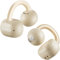 TOZO OpenEarRing Open Ear Kopfhörer Kabellos Bluetooth 5.4, Bequeme Clip On Kopfhörer mit KI-ENC für klare Anrufe, App-Steuerung, 40 Std. Wiedergabe, LED-Anzeige für Laufen und Training – Khaki