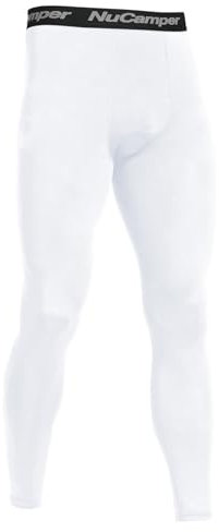 NuCamper Kompressionshose Herren, Laufhose Herren Lang, Tight Atmungsaktiv Baselayer Leggings, Quick Dry Kompression Hose für Fitness Funktionsunterhose Athletisches Training