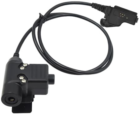 JUYODE Military PTT Adapter U94 Push to Talk Connector Tactical Headset 7.0mm Standard Female Jack TP-120 Plug NATO-US Wiring for Motorola XTS1500 XTS2500 XTS3000 XTS3500 XTS5000 HT1000 MTS2000 Radio