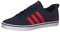 adidas VS Pace, Herren Basketballschuhe, Blau (Collegiate Navy/Core Red S17/Ftwr White), 42 EU