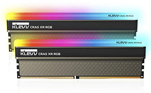KLEVV CRAS X DDR4 RGB 16GB (2x 8GB) 4000MH/z CL19 Gaming Memory RAM kit XMP 2.0 High Performance Overclocking 19-25-25-45