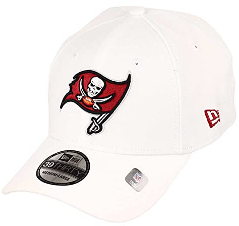 New Era 39Thirty Cap - Tampa Bay Buccaneers weiß - L/XL