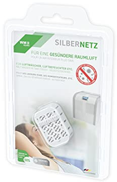 WM aquatec – Silbernetz zur Wasserhygiene in Luftwäschern, Luftbefeuchtern, Zimmerbrunnen & Wasserwänden – konserviert 1.900 Liter Wasser durch die Dosierung von reinen Silberionen – Made in Germany