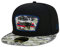 New Era 59Fifty England Patriots Cap Basecap Baseballcap Flat Brim Fitted NFL-Cap (7 3/4 (61,5 cm) - schwarz)