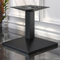 GGMMÖBEL Palma | Lounge Tischgestell | Schwarz | Bodenplatte: 50 x 50 cm | Gesamthöhe: 40 cm