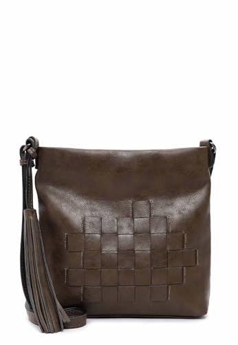SURI FREY Schultertasche Umhängetasche Angy Crossbody Bag Mud dunkelbraun