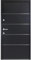 kuporta Haustür Nebeneingangstür Justus 110x207cm DIN rechts – Kellertür aus Stahl mit Tresorbolzen, Wärmedämmfüllung, verstellbaren Bändern und Aushebelsicherung - Anthrazit | 2x Drücker