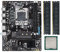 Bsowte X79 Mother Board Bundle Set Kit LGA 1356 with Xeon E5 2420 V2 CPU 8GB(2X4GB) DDR3 Etc Reg Ram Nvme M.2 -ATX E5-V304