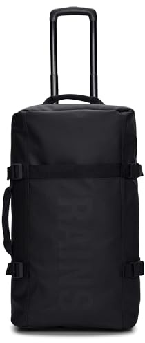 Rains Texel Checkin Bag W3 - Rollenreisetasche 64 cm Black | Texel Check-in Bag ist die Neuinterpretation von Rains zum Reisetrolley, hier in der Handgepäckgröße. Dieser Troll