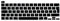 Funda Cubre Teclado en Español Compatible con MacBook Pro 13 (A2338 A2289 A2251) - (diseño español/Europeo), Negro, Silicona