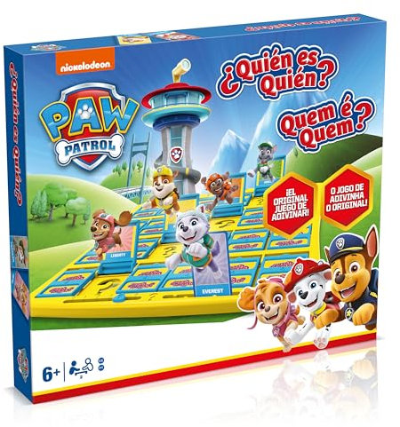 Winning Moves Guess Who La Patrulla Canina Juego De Mesa Quien Es Quien - Únete A La Patrulla Canina En Este Divertido Juego para Niños De 6 Años En Adelante. para 2 Jugadores.