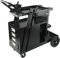 VEVOR Chariot de Soudage à 2 Niveaux Chariot Poste à Souder 4 Tiroirs Charge 120 kg​​ Roues 360° Chaînes Sécurité Stockage Réservoirs Chariot de Soudure MIG à Roulettes pour Atelier Découpeur Plasma