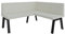 FURNISTAR Eckbank Akiko Metal A - Eckbankgruppe für Ihrem Esszimmer, Küche modern, Sitzecke, Essecke. Perfekt für Küche, Büro und Rezeption. Solide und Starke Verarbeitung. (168x142-Rechts-Inari22)