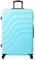 TOTTO - Maleta Rígida Grande Limpet Shell, Modelo Bazy, 51.8 x 78.8 x 30 cm, Capacidad 98 L, Alta Resistencia a Impactos, Ruedas 360º, Manija Telescópica, Correas Internas, Candado TSA, Color Azul