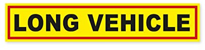 RITTERPRINTZ Aufkleber LONG VEHICLE LKW Anhänger Truck Sticker Waschanlagenfest Wetterfest