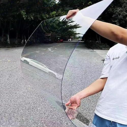 Greenhouse Replacement Panels, 1.5mm Sunroom Roofing Cladding Panel, Clear Plastic Sheet, Polycarbonate Roofing Sheet, Easy to Bend and Cut for Outdoor Canopy Carport Cold Frame ( Size : 3.3x49.2ft )