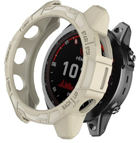 ISABAKE Cover Compatibile con Garmin Fenix 7X/Fenix 7X Pro/EPIX Pro 51mm Orologi, Smartwatches Accessori,Custodia in TPU Flessibile, Custodia Antiurto, Antigraffio, Traspirante Leggera Cover