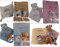 Wuff-Dogsworld Baby-Geschenk-Set mit Namen Bestickt Grosse Auswahl Junge Mädchen Geburt Taufe Baby-Decke Kuscheltuch personalisiert Rassel Neugeborenen Present Girl Boy