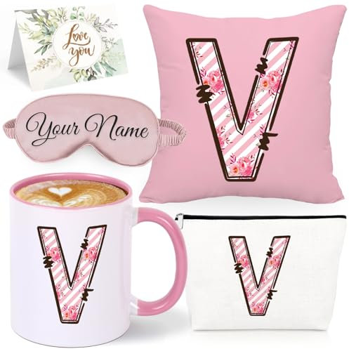 Regalos para novia | Tazas de café con iniciales personalizadas | Tazas de café de cerámica | Regalo personalizado para damas de honor, profesores, aniversario de cumpleaños, boda