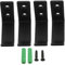 TOKIDNY Lot de 4 de rangement pour garage suspendu utilitaires robustes à montage mural en métal