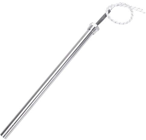 DERNORD 240V 750W Heizelement mit 1/2 Zoll Flansch Einzelrohr Mehrzweck DIY Heizstab Edelstahl Heizpatrone