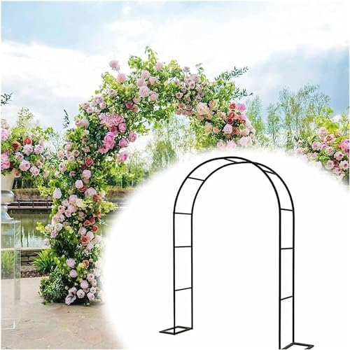 HSWOYEA Gartenbögen aus Metall, Gitterwerk für Kletterpflanzen, Rosen, Weinreben, Spalier für Gartenbögen, Dekoration für Hochzeitsempfänge, Partydekorationen