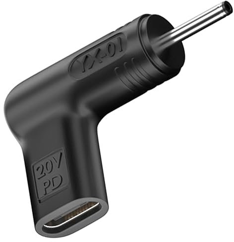 100W PD 3.0mm X 1.1mm to USB C Adapter, 3.0mm X 1.1mm DC Power Connector 19V Adapter, Type USB C to 3.0 x 1.1mm Adapter made for Samsung Acer Laptop Series