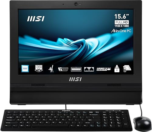 MSI PRO AP162T ADL 017XEU - tout-en-un N-series N100 - 4 Go - SSD 256 Go - LED 15.6