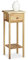 Massiver Nussbaum Telefontisch mit Schublade 60cm hoch Beistelltisch Beistelltisch Konsolentisch Holz Pflanzenständer für Wohnzimmer Natur Finish