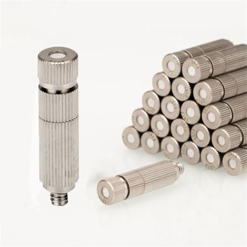 20x Boquilla de Sisteme de Nebulización, Antigoteo Nebulizador de Jardín, boquilla de enfriamiento para sisteme de refrigeración al aire libre(0.4mm)