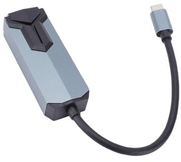 Ejoyous Adattatore da USB C a Ethernet Adattatore da USB a Ethernet 2.5G in Alluminio 2500 Mbps Plug and Play RJ45 LAN per OS X OS Laptop IOS Router NAS