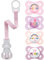 MAM Skin Soft Silikon Schnuller // I love mummy & daddy // 0-6 Mo. Girl // 4er Set // inkl. 2 Sterilisiertrasportboxen