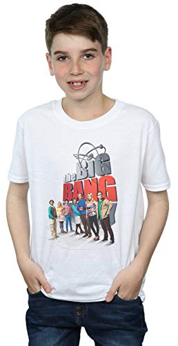 The Big Bang Theory Boys Big Poster T-Shirt White 12-13 Years
