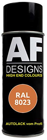 Alex Flittner Designs RAL Bombe de Peinture de Voiture aérosol RAL8023 Orange Mat