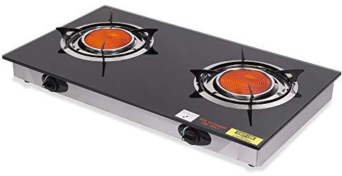 Barton Deluxe Propan-Gasherd mit 2 Brennern, automatische Zündung, Outdoor-Grill, Campingkocher, Station, LPG