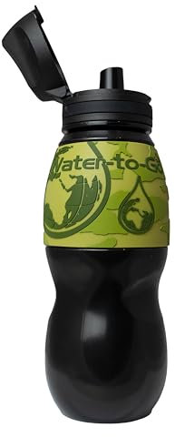 WATER TO GO Guaranteed Leakproof Filter Water Bottle with replaceable 3 Stage Filter which removes 99.99% of Bacteria & Contaminents and Improves Taste - Hiking, Camping & Travelling, 75cl (ATC)