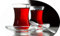 Topkapi – 18-TLG Türkisches Tee-Set Damla-Sultan, 6 Teegläser, 6 Untersetzer, 6 Teelöffel, Komplett-Set