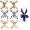 6 Stück Metall Schal Clip Schals Ring Verschluss Schal Clip Wölbungs Schmuck Dia Schmuck Silk Schal Haken Klipp Kleidungs Verpackungs Halter Einfach Schalclip Broschen für Damen Seidenschals Schals