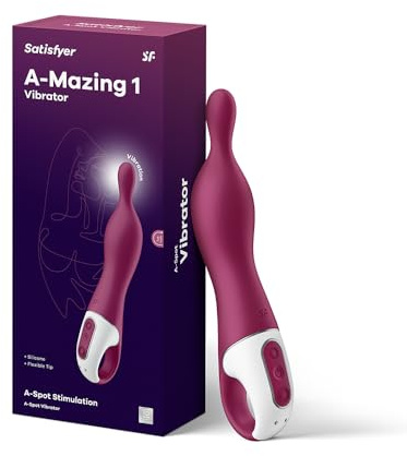Satisfyer A-Mazing 1 Klitoris- & A-Punkt Vibrator | Wasserdicht (IPX7) | Flexible Spitze für tiefe Stimulation | Sex Spielzeug für Frauen | Erotik | Sex Toys | Mehrere Vibrationsprogramme