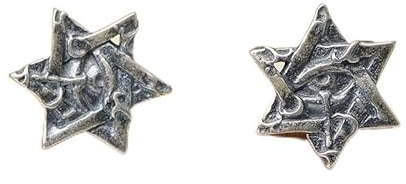 DAOMEI Auge des Horus Ohrstecker 925 Sterling Silber Hexagramm Ohrringe Vintage Sun Vine Ohrring Piercing Schmuck