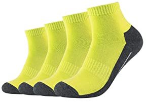 Camano Unisex Online pro tex Function Quarter 4er Pack Socken, Lime, 39/42