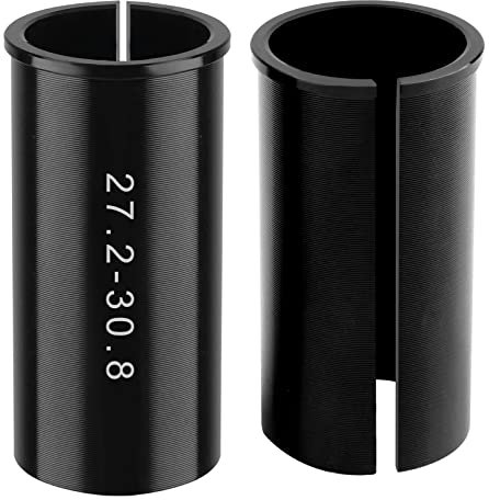 Blicadijo Fahrrad Reduzierhülse Sattelstütze,Fahrrad sattelstütze Rohr Adapter 27,2mm aus Aluminiumlegierung Reduzierhülse auf 30,8mm für MTB-30,8mm