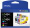Palmtree LC424 LC 424 LC-424 Patronen Multipack Kompatible für Brother LC424 Druckerpatronen für Brother DCP-J1200W DCP-J1200WE (1 Schwarz, 1 Cyan, 1 Magenta, 1 Gelb, 4 Pack)