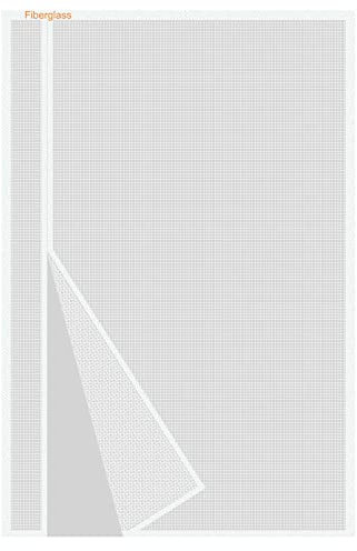 Risareyi Seitliche Öffnung Magnet Fliegengitter Tür 110x210cm, Verstärkt Fiberglas Netz Weiß Fliegengitter Balkontür Ohne Bohren Insektenschutz Moskitonetz Tür für Haustür Wohnzimmertür