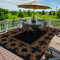 Ommda Outdoor Teppich aus Kunststoff, Modern Geometrie Wendbarer Teppich Wasserdicht Flecken-und UV-beständige Wendematten, Picknickdecke für Wohnmobil, Terrasse, Gartendeck