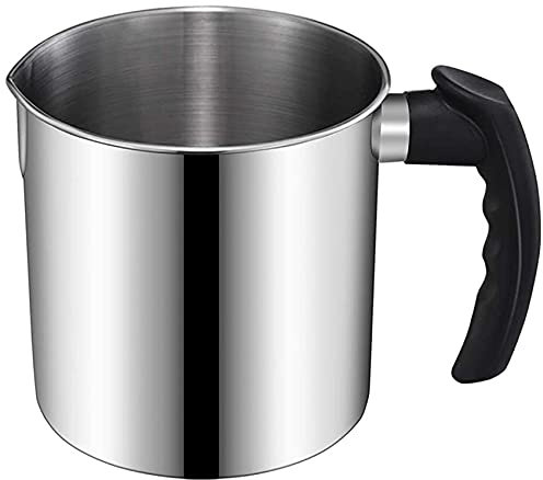 Sujhyrty Olla para Hacer Velas, Olla de fusión de de Doble Caldera de 44 onzas, Jarra para Hacer Velas, Resistente al