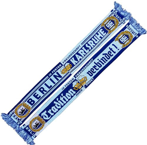 Generisch Karlsruhe-Berlin Freundschaftsschal (Strickschal)