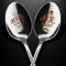 Ziamzra Hochzeitsgeschenke für Brautpaar, 2er Kaffeelöffel mit Gravur-Mr. Right & Mrs. Always Right Liebeslöffel Hochzeit Geschenke für Paar, Ostern Jahrestag Valentinstag Weihnachten Geschenk