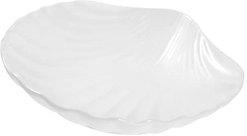 Alipis Platos De Postre Plato De Cerámica Cuenco Para Servir Frutas Con Forma De Concha Para Uso En La Cocina